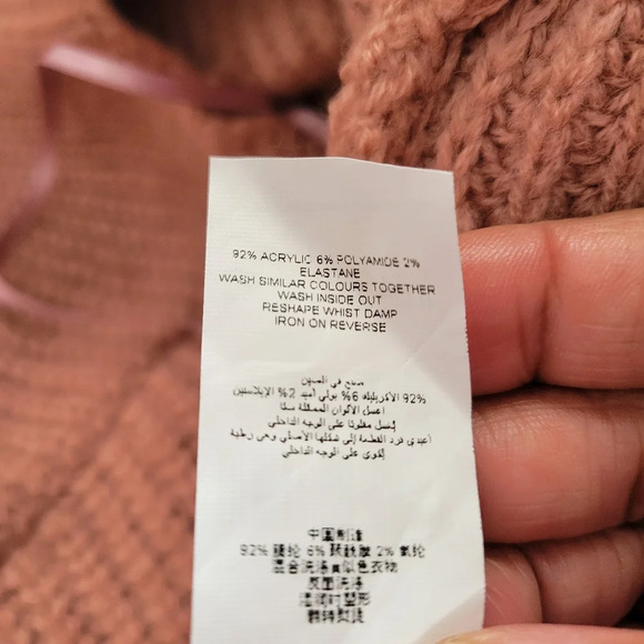 °Missguided Open Cardigan / Dusky Rose / US Size 2-4 - Picture 7 of 7